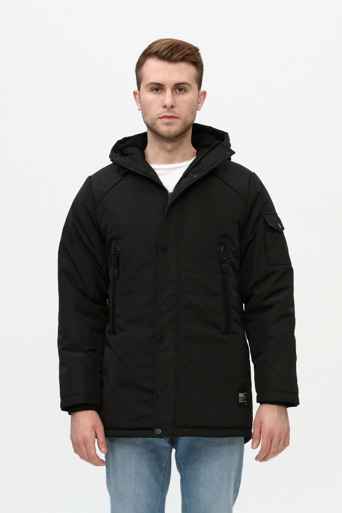 5622 Siyah Rüzgar Geçirmez Su Iticili  Memory Mont Kaban