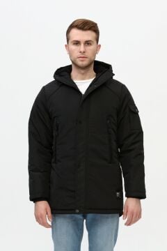 5622 Siyah Rüzgar Geçirmez Su Iticili  Memory Mont Kaban