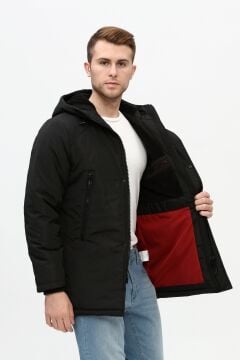 5622 Siyah Rüzgar Geçirmez Su Iticili  Memory Mont Kaban