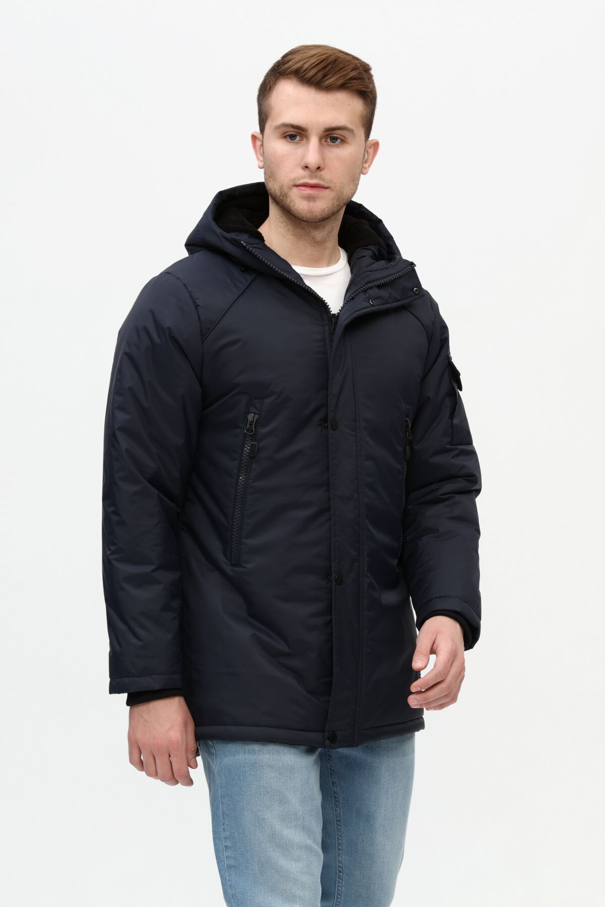 5622 Lacivert Rüzgar Geçirmez Su Iticili  Memory Mont Kaban