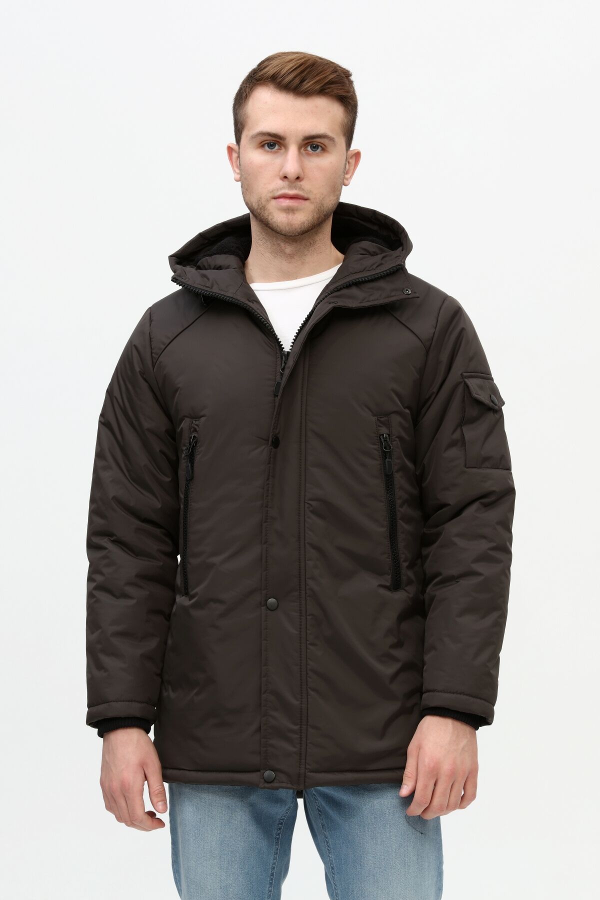 5622 Haki Rüzgar Geçirmez Su Iticili  Memory Mont Kaban