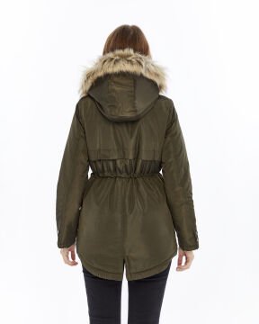 2610  Haki Rüzgar Geçirmez Su Iticili  Memory Mont Kaban