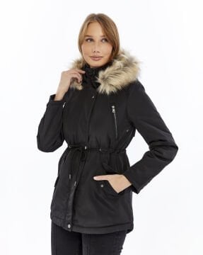 2610  Siyah Rüzgar Geçirmez Su Iticili  Memory Mont Kaban