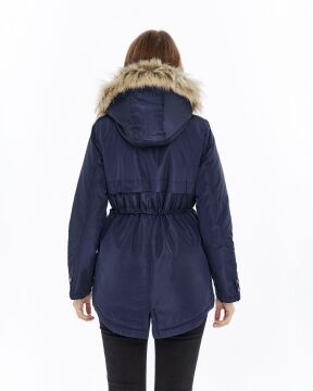 2610  Lacivert Rüzgar Geçirmez Su Iticili  Memory Mont Kaban