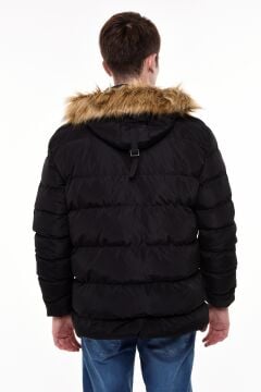 5625 Siyah Rüzgar Geçirmez Su Iticili Memory Mont