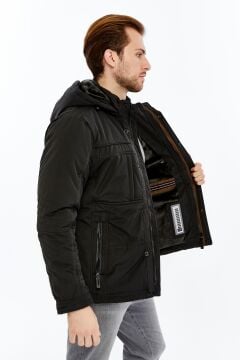 5617 Füme Su İticili Rüzgar Geçirmez Mont