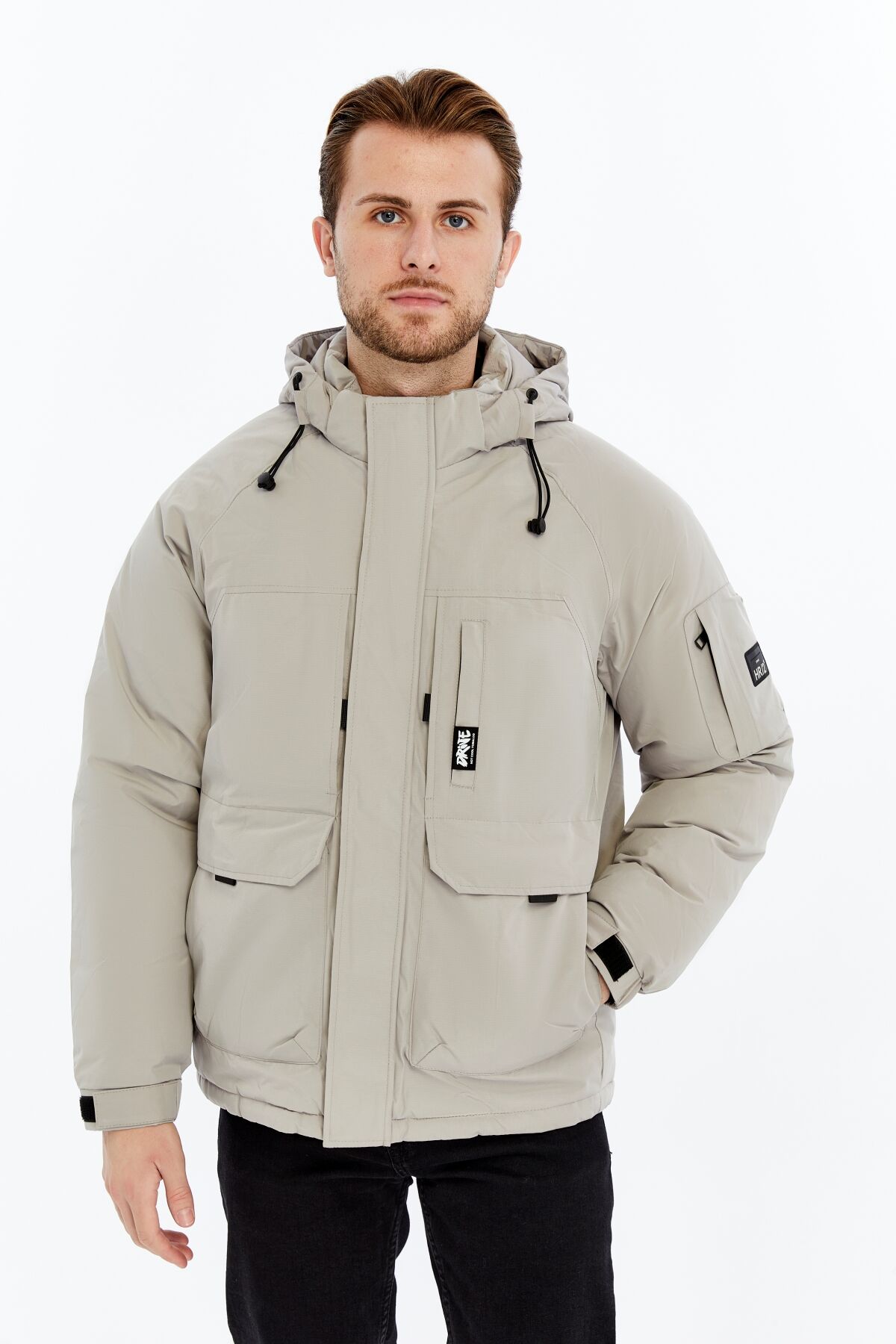 5611 Taş  Su İticili Rüzgar Geçirmez Active Mont