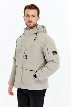 5611 Taş  Su İticili Rüzgar Geçirmez Active Mont