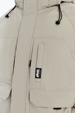 5611 Taş  Su İticili Rüzgar Geçirmez Active Mont