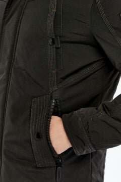 5618 Füme Su İticili Rüzgar Geçirmez Mont