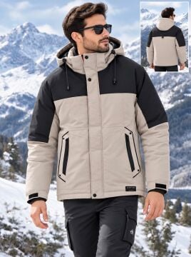 5648 Taş Su İticili Rüzgar Geçirmez Outdoor Mont